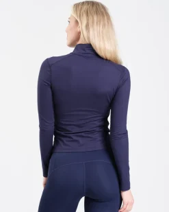 Essential Full Zip Sweater Blue Navy
