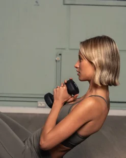 Essential Light Bra + Essential Training Tights Green Olive SET