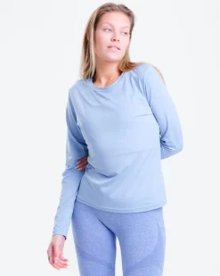 Essential Long Sleeve Blue Soft