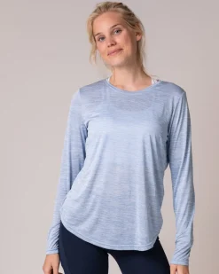 Essential Marl Long Sleeve Blue Airy Marl