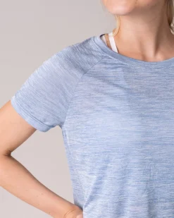 Essential Marl T-shirt Blue Airy Marl