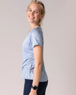 Essential Marl T-shirt Blue Airy Marl