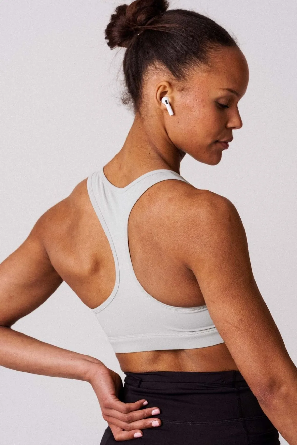 Essential Medium Support Bra White/Grey/Black 3-PACK