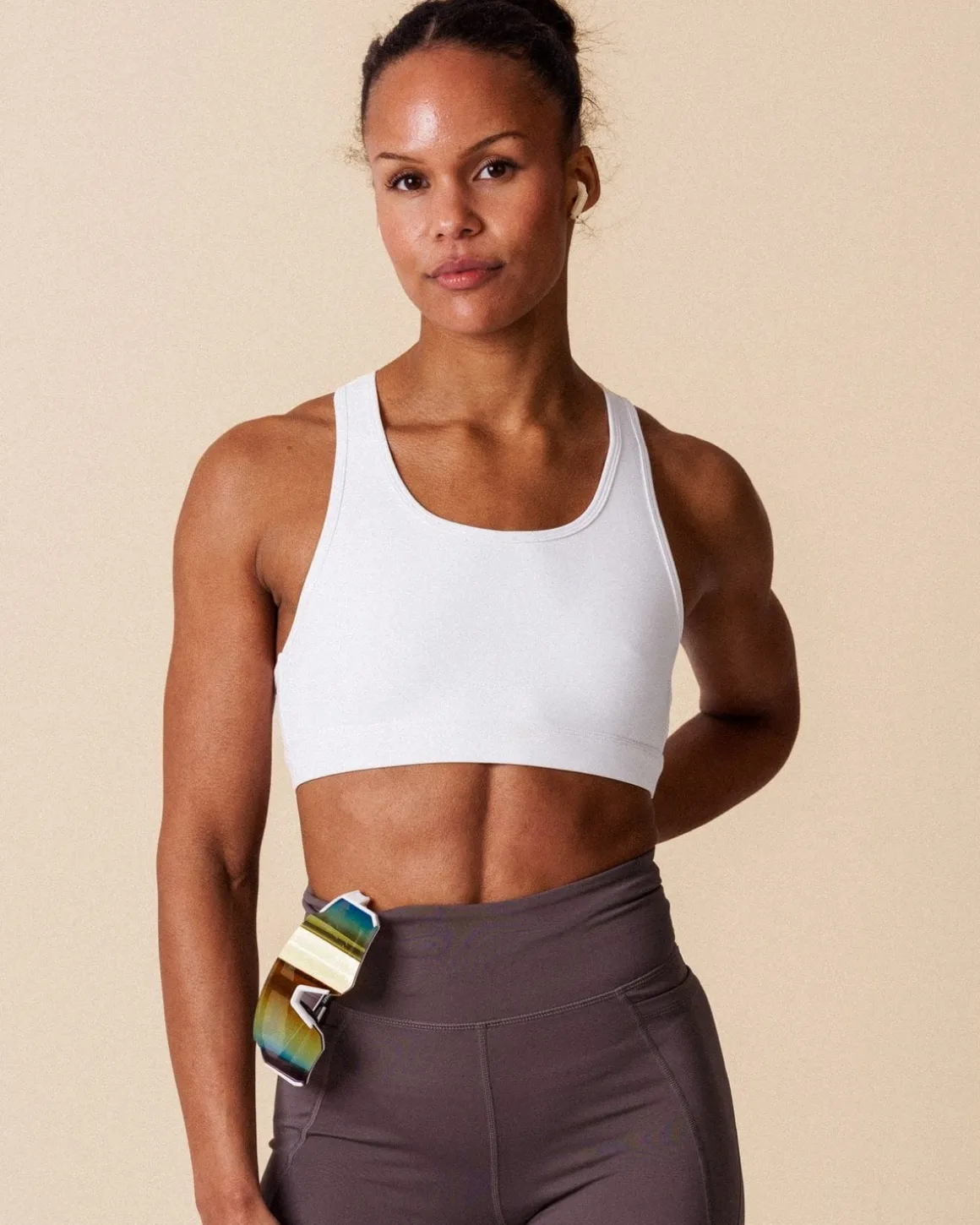 Essential Medium Support Bra White/Grey/Black 3-PACK