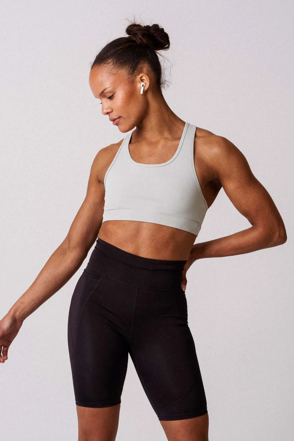 Essential Medium Support Bra White/Grey/Black 3-PACK