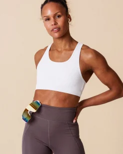 Essential Medium Support Bra White