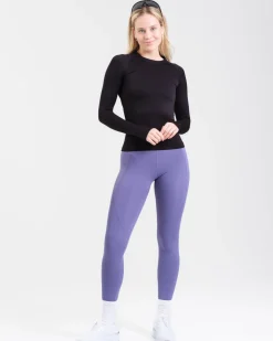 Essential Seamless Long Sleeve Black Beauty