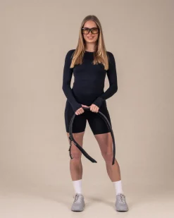 Essential Seamless Long Sleeve Black Beauty