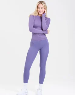 Essential Seamless Long Sleeve Lilac Heron