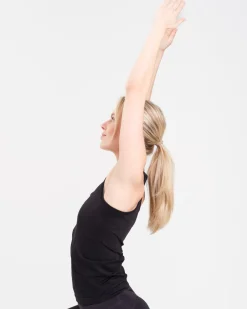 Essential Seamless Tank Top Black Beauty