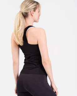 Essential Seamless Tank Top Black Beauty