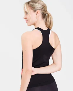 Essential Seamless Tank Top Black Beauty