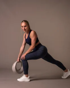 Essential Seamless Tights Blue Navy Marl
