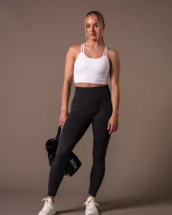 Essential Seamless Tights Dark Grey Marl