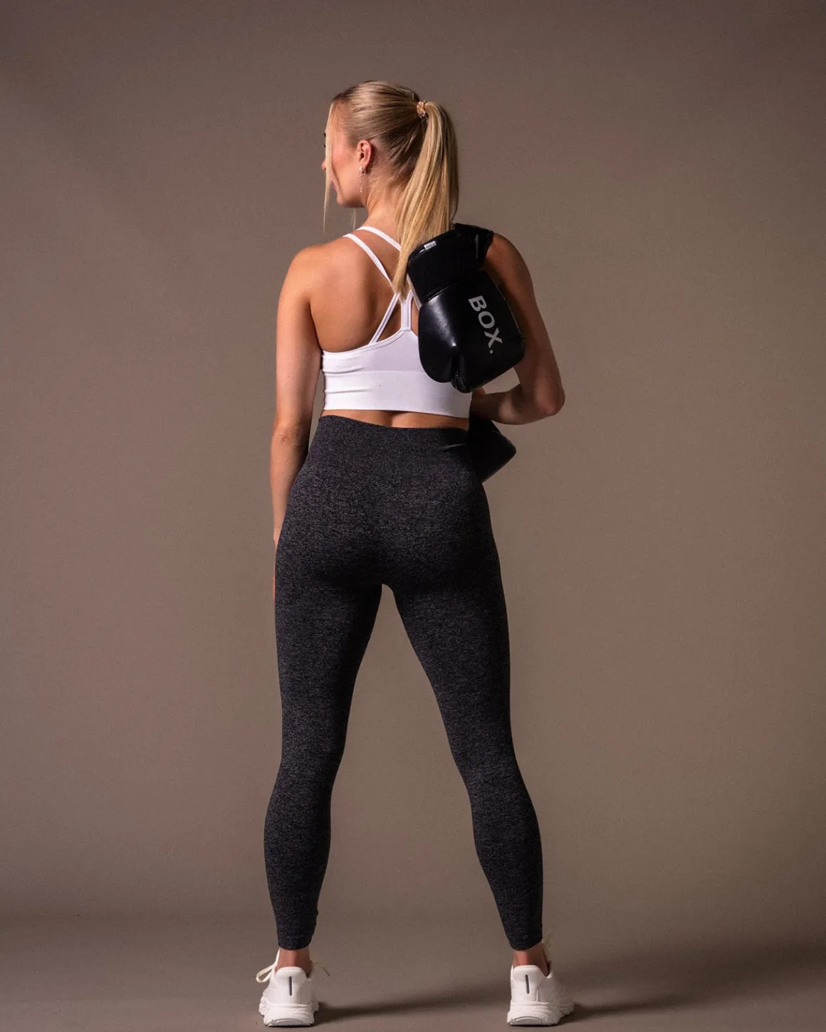 Essential Seamless Tights Dark Grey Marl