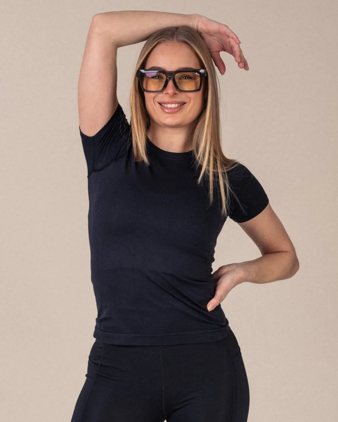 Essential Seamless T-shirt Black Beauty