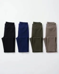 Essential Training Tights 7/8 Black+Navy+Green+Olive 4-PACK