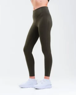 Essential Training Tights Green Forest