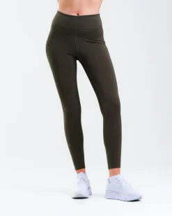 Essential Training Tights Green Forest