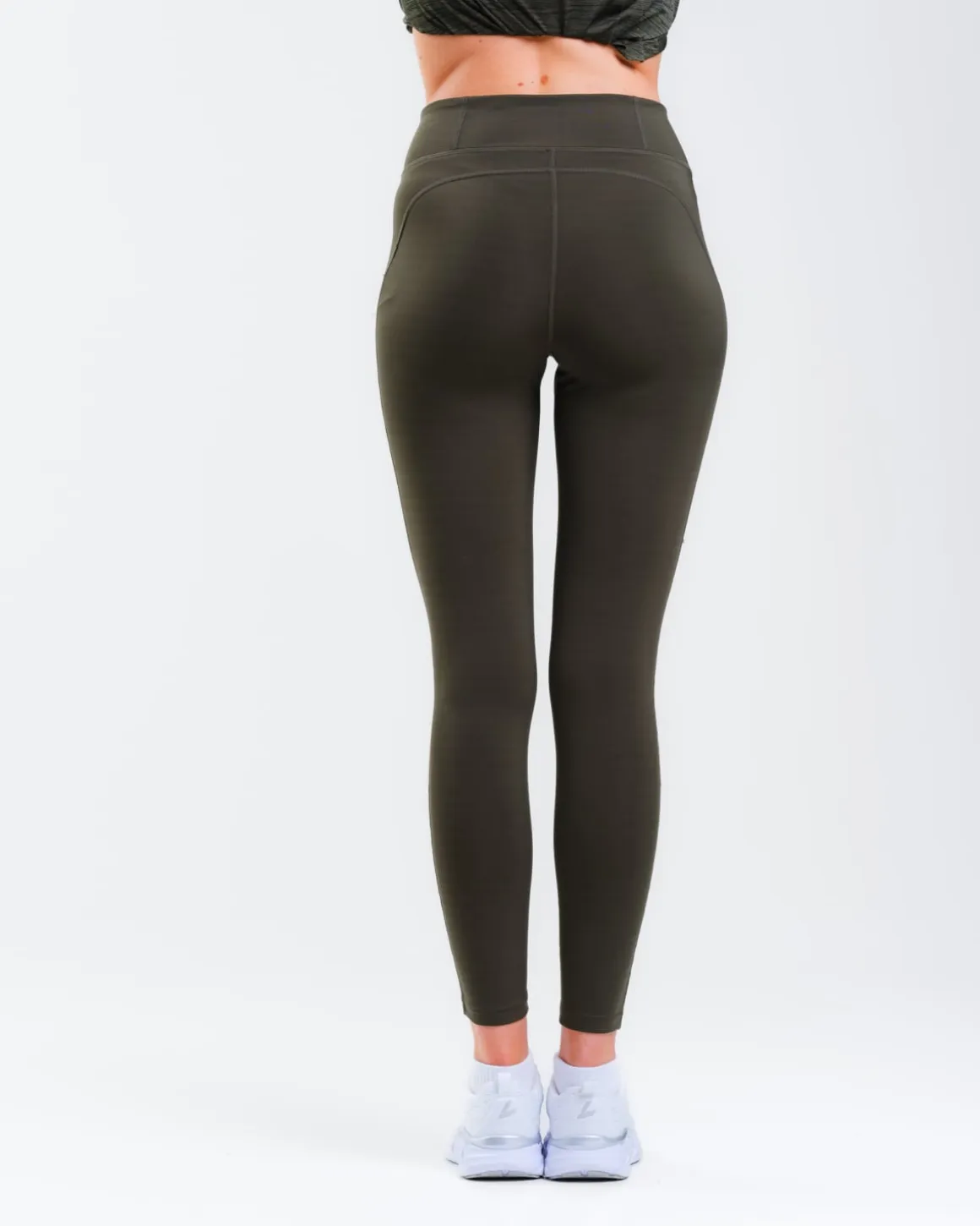 Essential Training Tights Green Forest