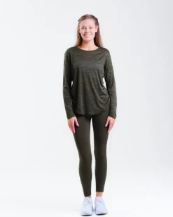 Essential Training Tights Green Forest