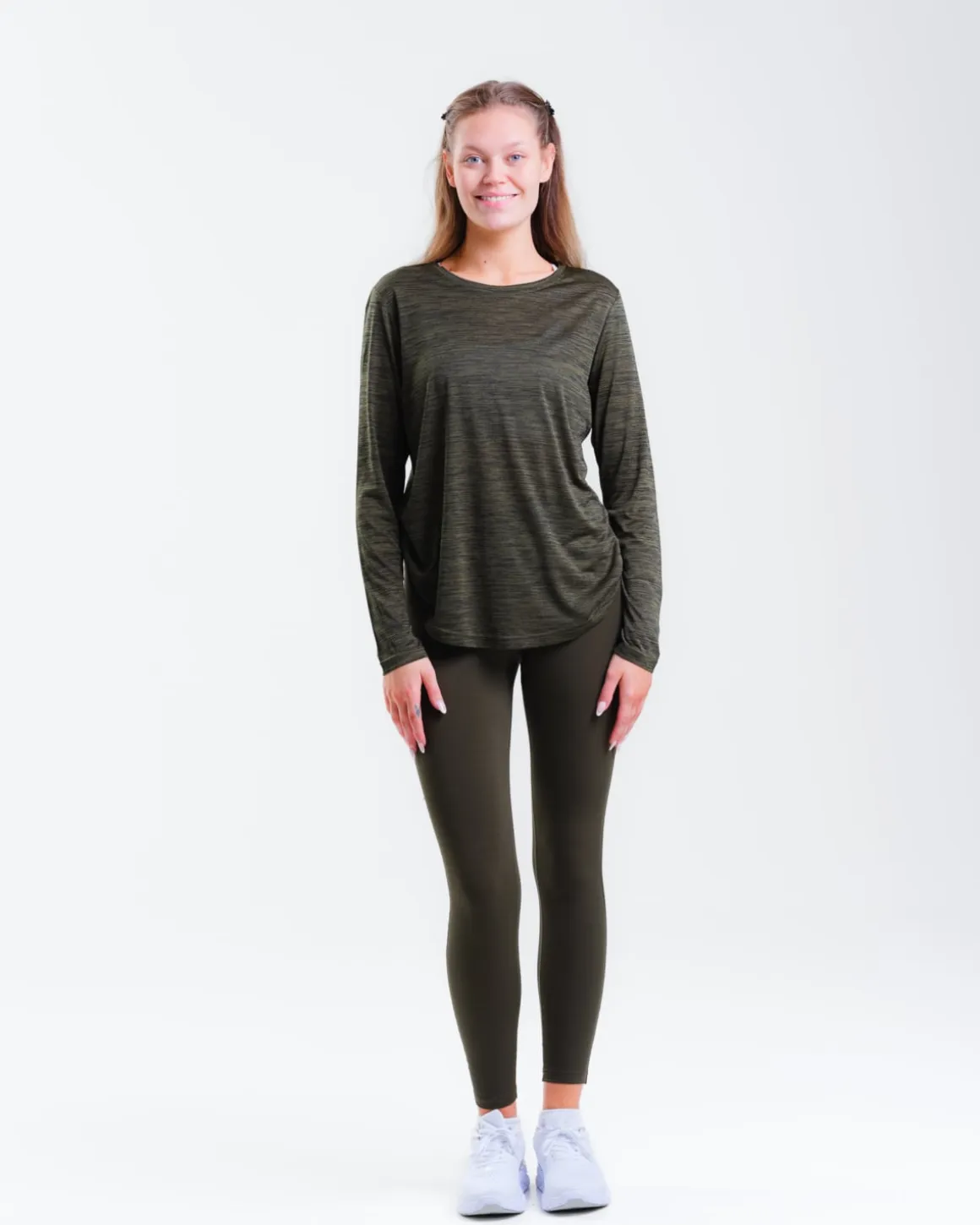 Essential Training Tights Green Forest