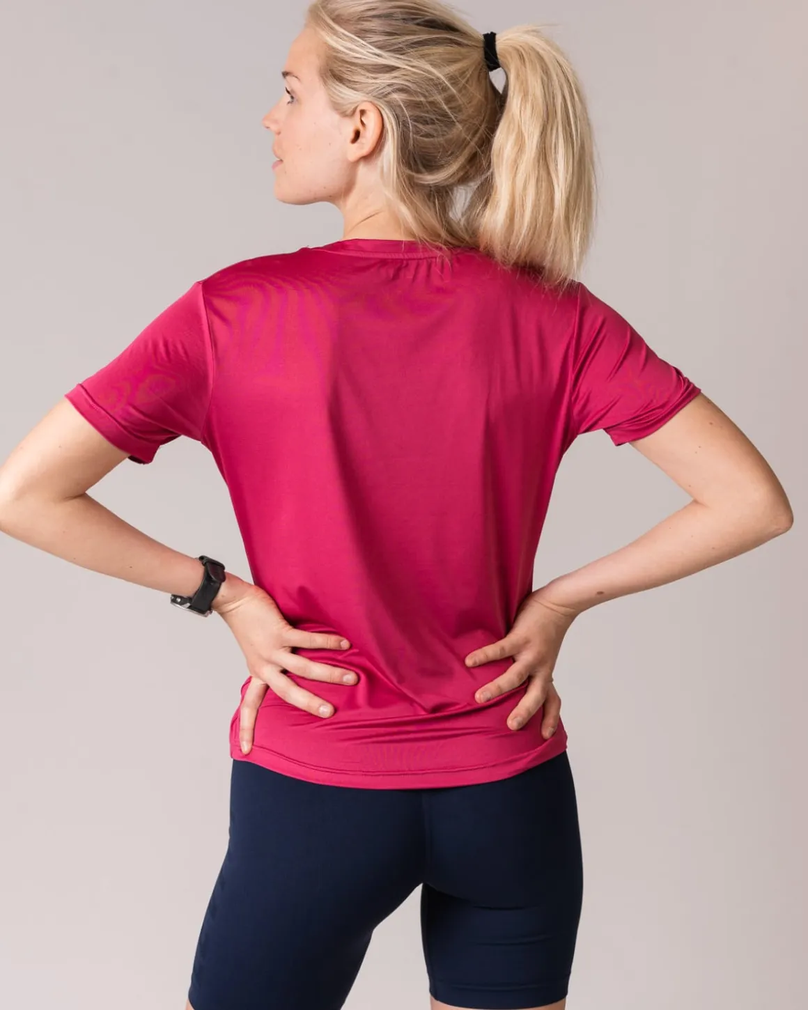 Essential T-shirt Pink Vivacious