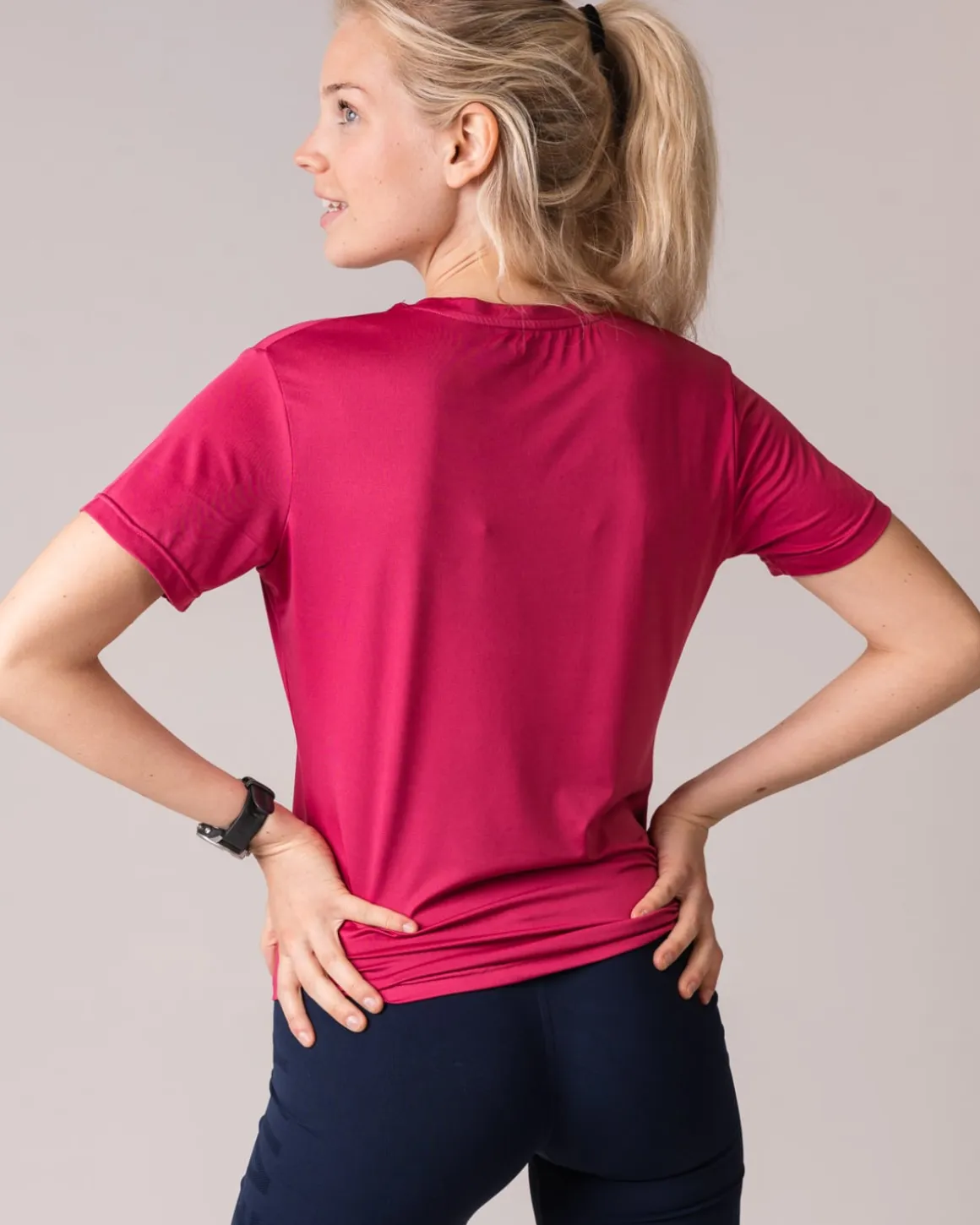 Essential T-shirt Pink Vivacious