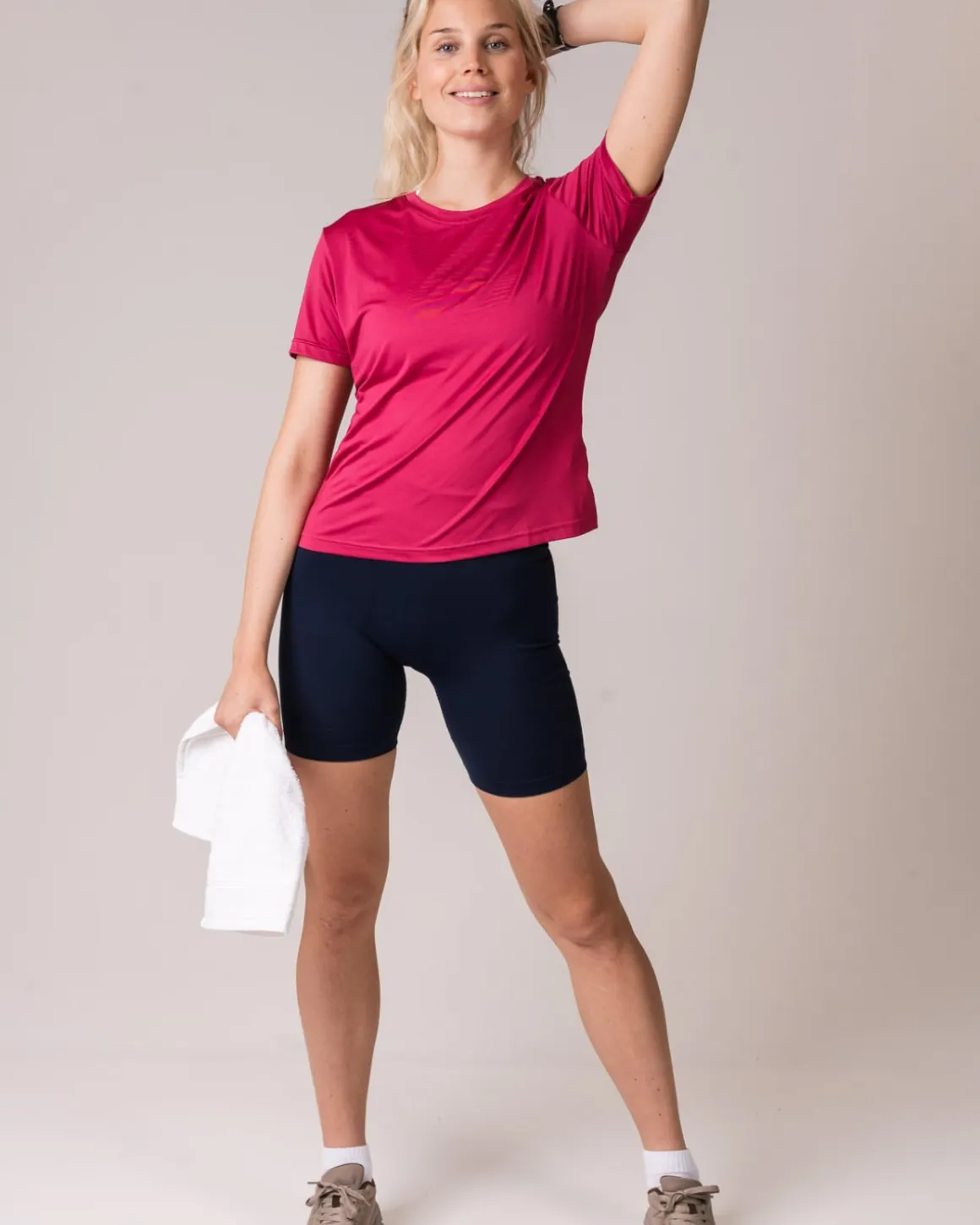 Essential T-shirt Pink Vivacious