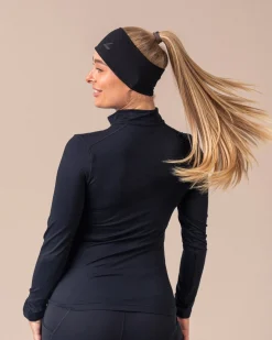 Essential 1/4 Zip Jacket Black