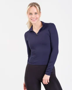 Essential 1/4 Zip Sweater Blue Navy