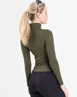 Essential 1/4 Zip Sweater Forest Green