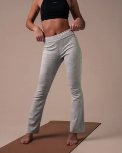 Everyday Flare Pants Grey Marl