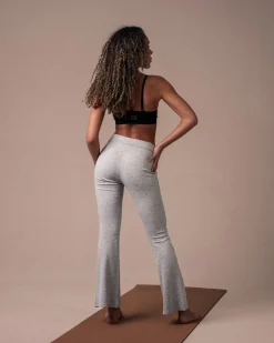 Everyday Flare Pants Grey Marl