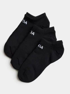 Footies 3-pack Black/Black/Black