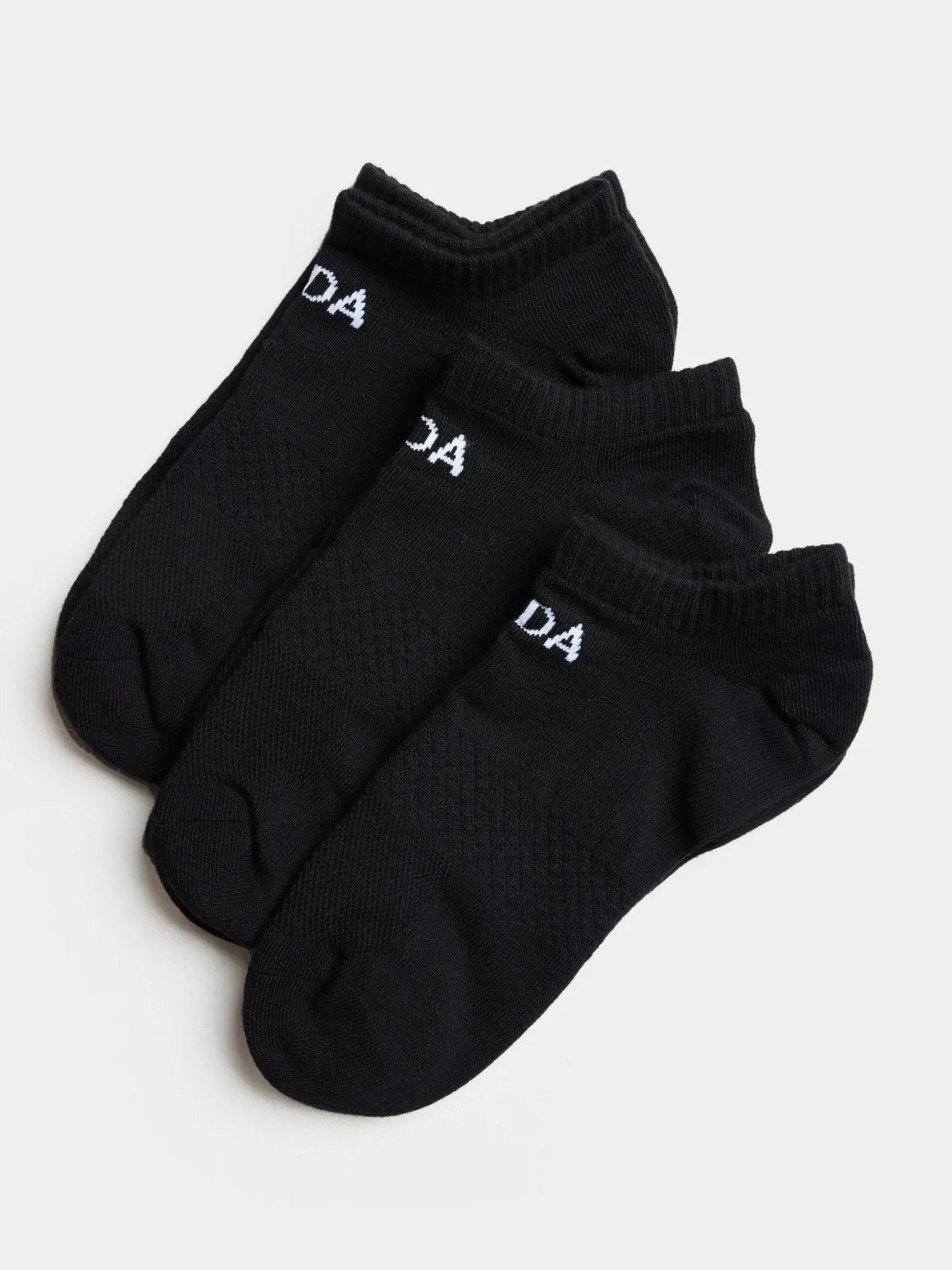 Footies 3-pack Black/Black/Black