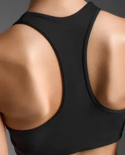Form Racerback Medium Impact Bra Black/Black