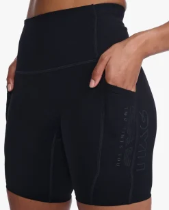 Form Stash Hi-Rise Bike Shorts Black/Black
