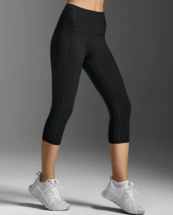 Form Stash Hi-Rise Comp 3/4 Tights Black/Black
