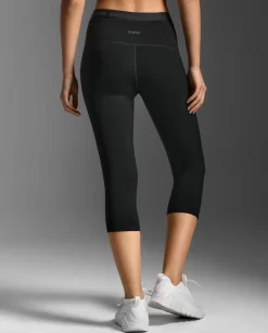 Form Stash Hi-Rise Comp 3/4 Tights Black/Black