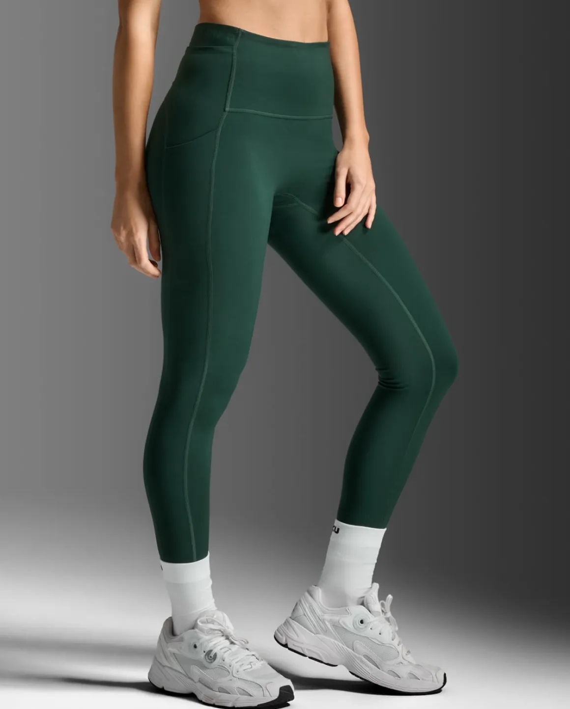 Form Stash Hi-Rise Comp Tights Ever Green/EG