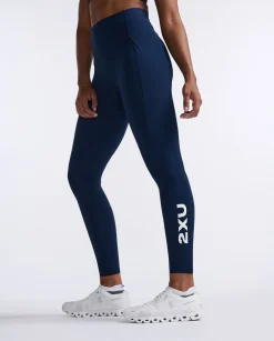 Form Stash Hi-Rise Comp Tights Midnight/White