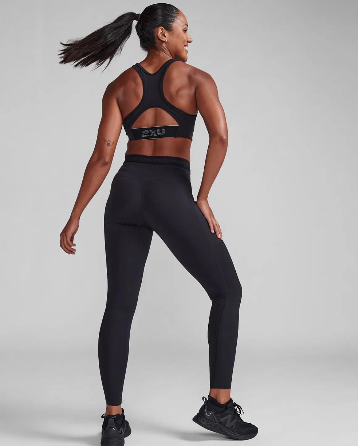 Form Stash Hi-Rise Comp Tights Black/Black1