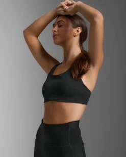 Form Strappy Low Impact Bra Black/Black
