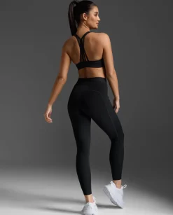 Form Strappy Low Impact Bra Black/Black