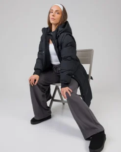 Frost Multiway Puffer Coat Black 2-PACK