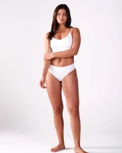 Glow Seamless Thong White