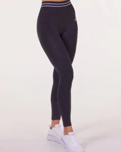 Gravity Logo Seamless Tights Grey Iron Marl