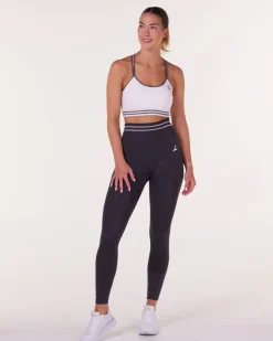 Gravity Logo Seamless Tights Grey Iron Marl