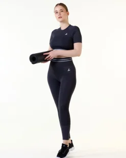 Gravity Logo Seamless Tights Grey Iron Marl